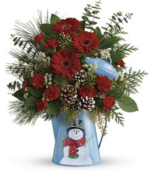 Vintage Snowman Bouquet 